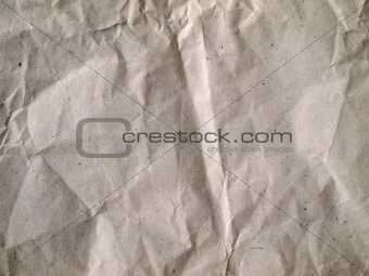 brown crumpled recycle paper