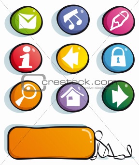 funny web buttons
