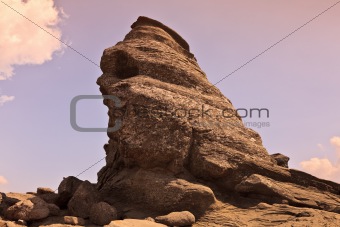 Rock in the Bucegi mountains 