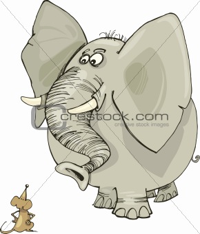 Elephant and mouse