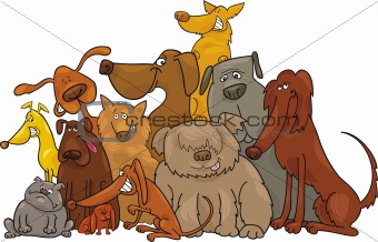 Group of dogs