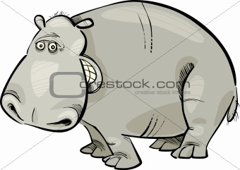 cartoon Hippopotamus