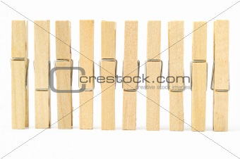 wooden clothes pin 