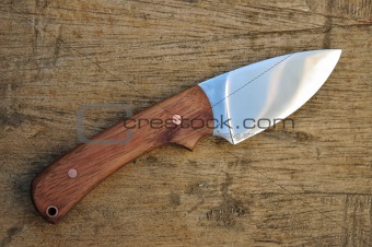 Hand made hunting knife