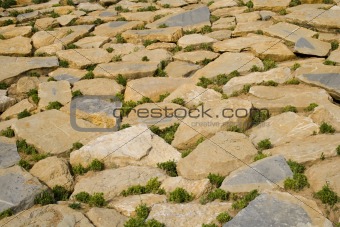 stones in perspective 