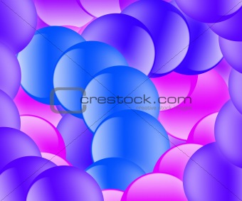 Pastel Swirling Bubbles