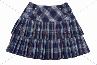Plaid feminine skirt