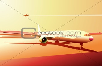 detailed airplane
