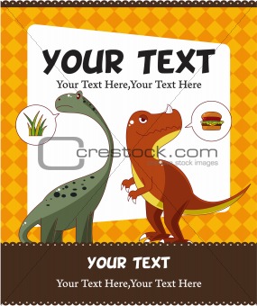 dinosaur card
