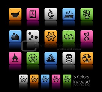 Science Icons // Colorbox Series