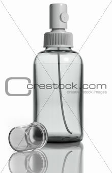 Sprayer medical bottle.
