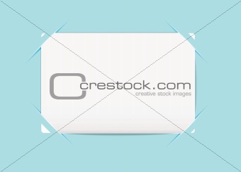 Business card blue holder