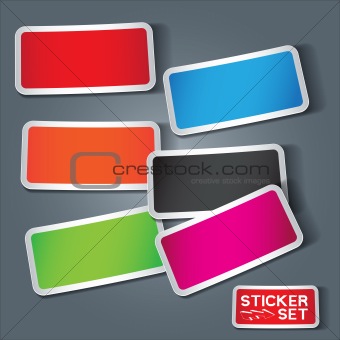 Vector Sticker Set