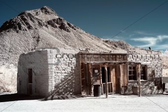 Old Western adobe Building