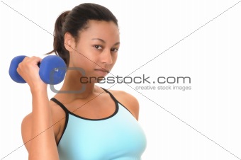 African American Health And Fitness Girl
