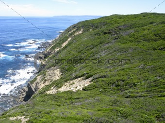 coast with cliffs