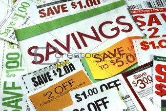 Cut up some coupons to save money