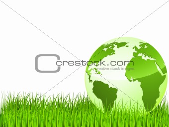 green earth on green grass