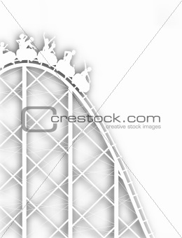 Rollercoaster cutout