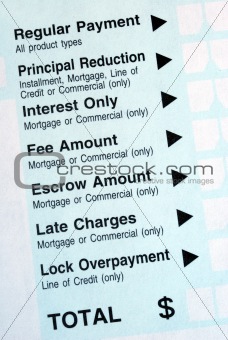 Make a payment on a bank payment slip