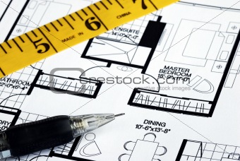 Prepares the architectural floorplan for a residence