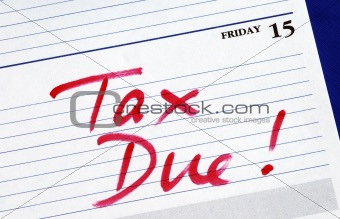 April 15th is the due date for the income tax returns