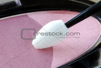 Close up view of the eye shadow