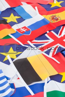 Several country flags