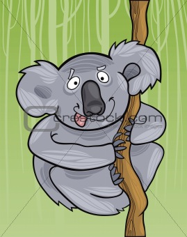 cartoon koala