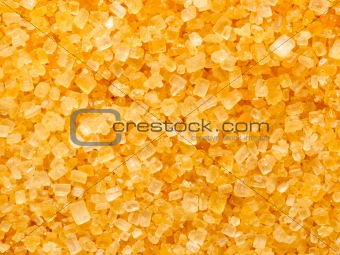 golden sugar crystals