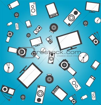 seamless electronic products background