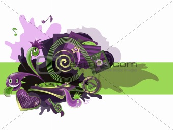Green violet music
