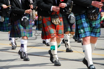 Scottish marching band