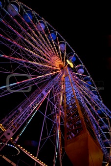 Ferris wheel at the funfair