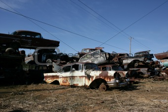 Salvage Yard in Latta, South Carolina.