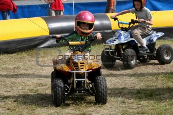 Young Quad Runner