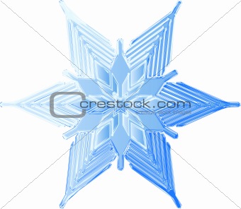 Sketched Icy Snowflake
