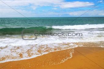 Sandy ocean beach