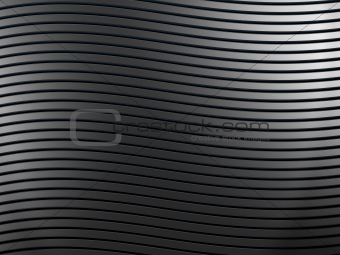 High resolution curved metal grill