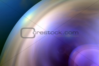 abstract glowing sphere