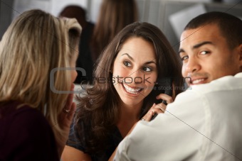 Excited Woman Employee