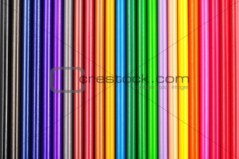 closeup of color pencils colorful gradient 