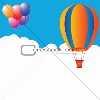 note with baloons
