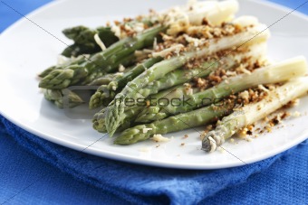 Asparagus gratin