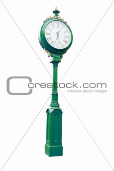 old street clock 
