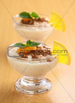 Delicious Rice Pudding with Cinnamon