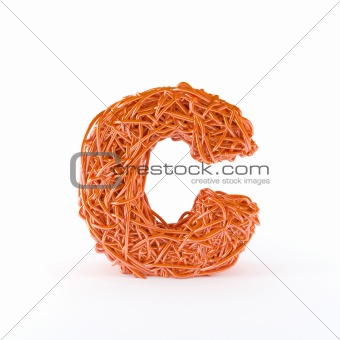 Intertwined letter C