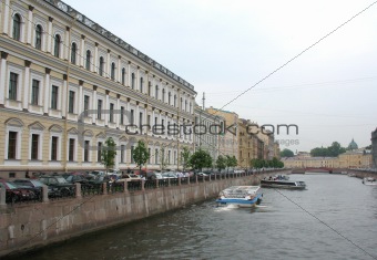 City street and building. St.Peterburg 