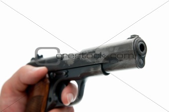 Handheld old gun