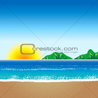 Beach Background 2